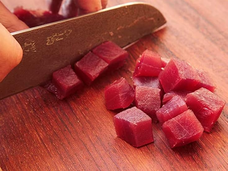 Today Gourmet Foods of NC-Ahi Tuna Poke Cubes 1Lb Packages of Dice Sized Cubes (8Lbs) 853649359