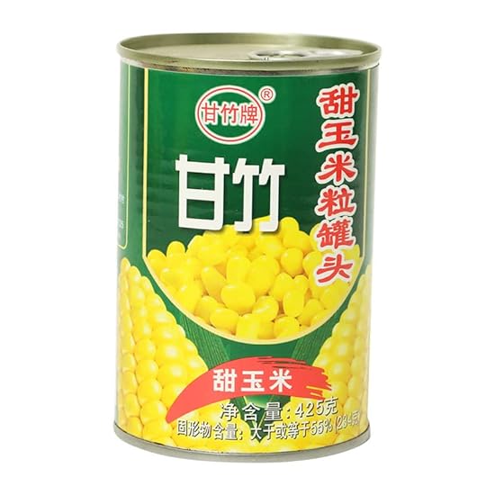 Canned Sweet Corn, Fresh Salad Vegetables, 425G/Can, Fresh Cut Golden Kernel Corn, Vegetarian, Healthy and Nutritious 100% Sweet Corn, Natural Flavor, Ready To Eat Chinese Snacks (3 can) 114797448