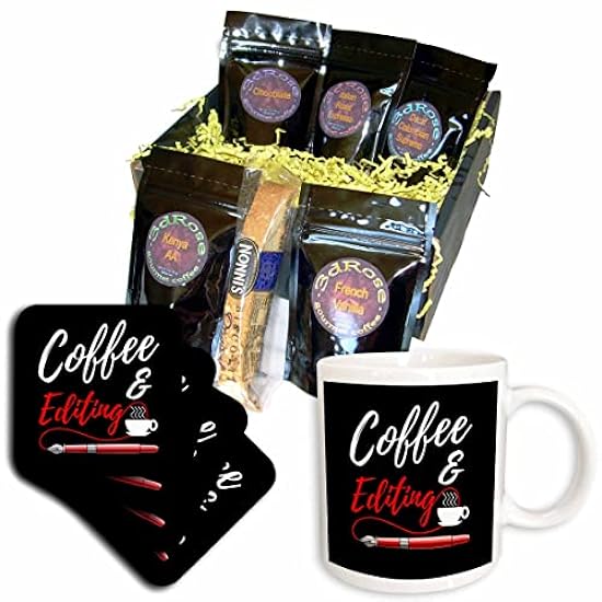 3dRose Kaffee and Editing for writers, authors, and editors. - Kaffee Gift Baskets (cgb_352653_1) 620931919