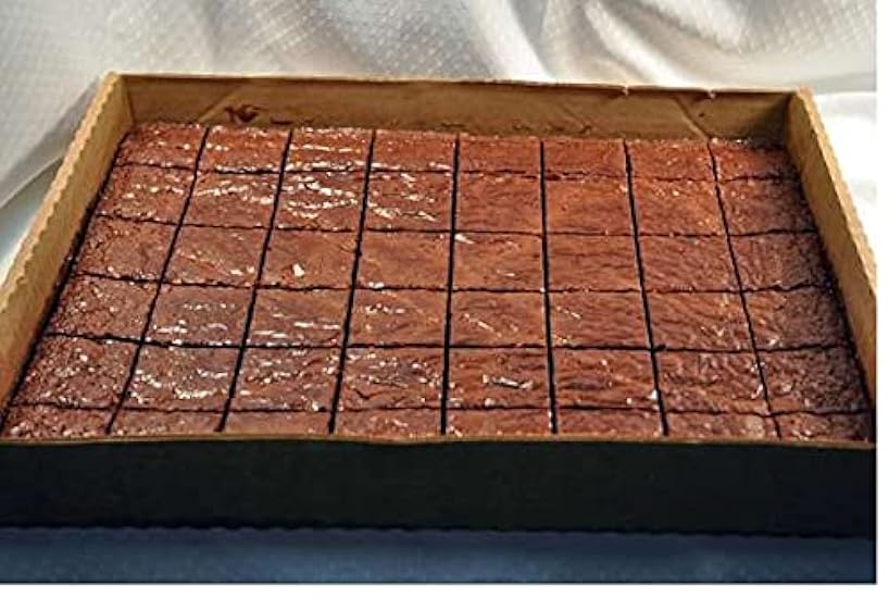 Love and Quiches Classic Cake Brownie, 5.25 Pound - 2 per case. 104552537
