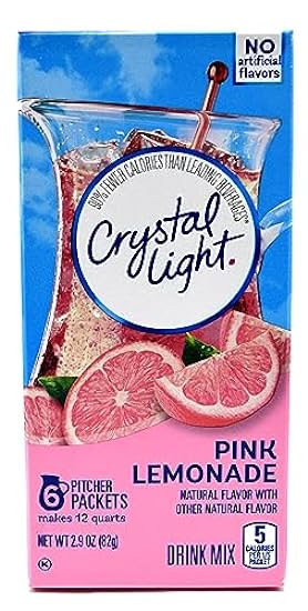 Crystal Light Pink Lemonade Drink Mix, 12-Quart 2.9-Oun