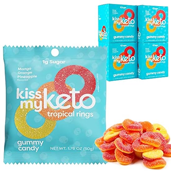 Kiss My Keto Gummies Candy – Low Carb Candy Gummy Rings