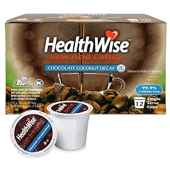 HealthWise Low Acid 100% Colombian Swiss Wasser Decaf S