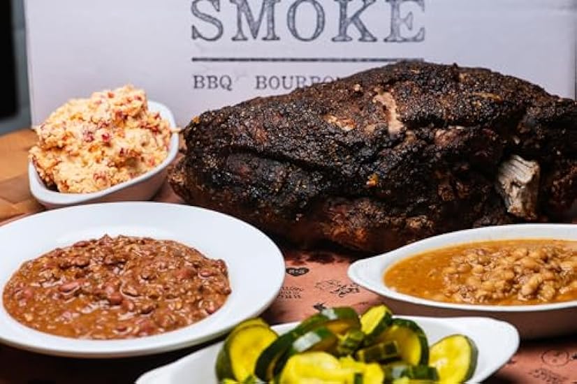 Award-winning Salt + Smoke The Ultimate Backyard BBQ Delight: Whole Pork Butt, B+B Pickles, Chili, Pit Beans, and Pimento Cheese - Fully Smoked and Frozen 61065157