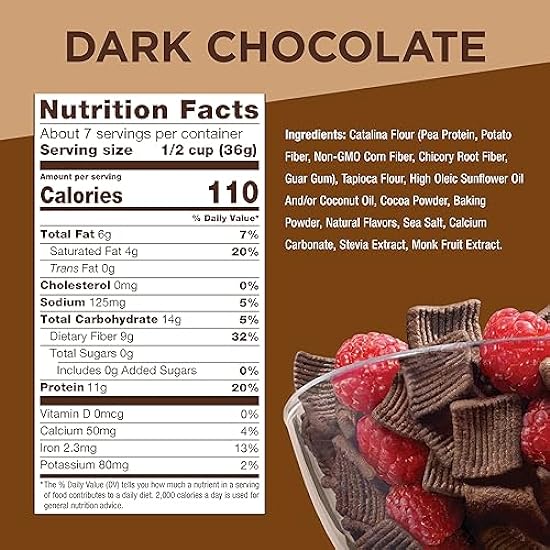 Catalina Crunch Keto Protein Cereal Variety Pack (6 Flavors) | Low Carb, Zero Sugar, Gluten Free, Fiber | Vegan Snacks/Food 478882974