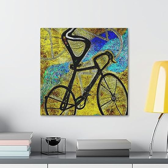 Biking The Open Road - Canvas 20″ x 20″ / Premium Gallery Wraps (1.25″) 614533402