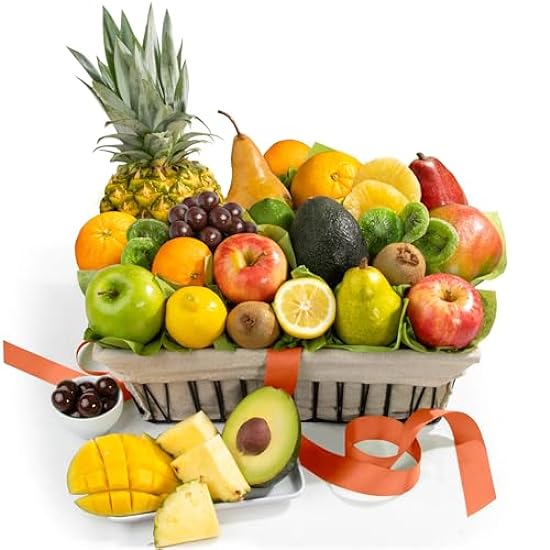 A Gift Inside Tropical Abundance Fruit Basket 443422344