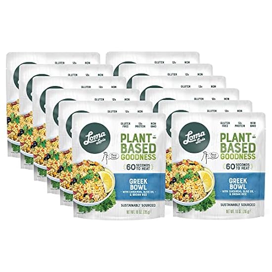 Loma Linda - Plant-Based Complete Meal Solution Packets (Greek Bowl (10 oz.), 12 Pack) 363269947
