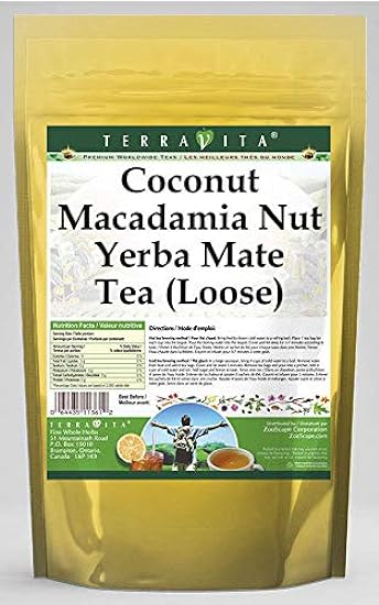 Coconut Macadamia Nut Yerba Mate Tee (Loose) (4 oz, ZIN