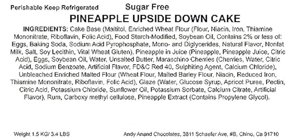 Andy Anand Traditional Sugar Free 9