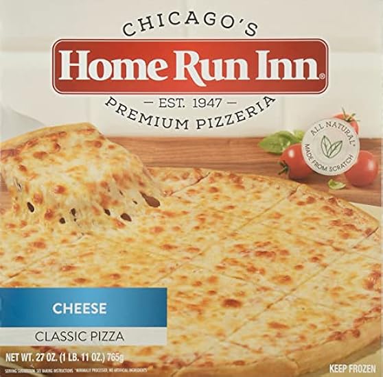 Home Run Inn Classic Cheese Pizza - All Natural - Minimally Processed - Made from Scratch - No Preservatives and Ready Set Gourmet Donate A Meal Program - 4 Pack 324635861