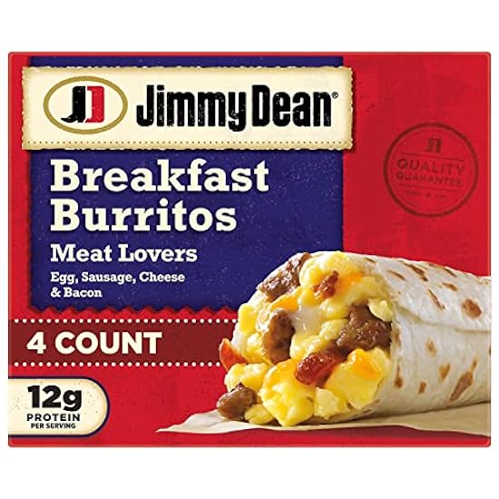 Salutem Vita - Jimmy Dean Meat Lovers Frühstück Burritos, 17 Oz - Pack of 3 52563933