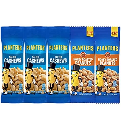 Nuts Snack Packs - Mixed Nuts and Trail Mix Individual Packs - Healthy Snacks Care Package (28 Count) 371855945