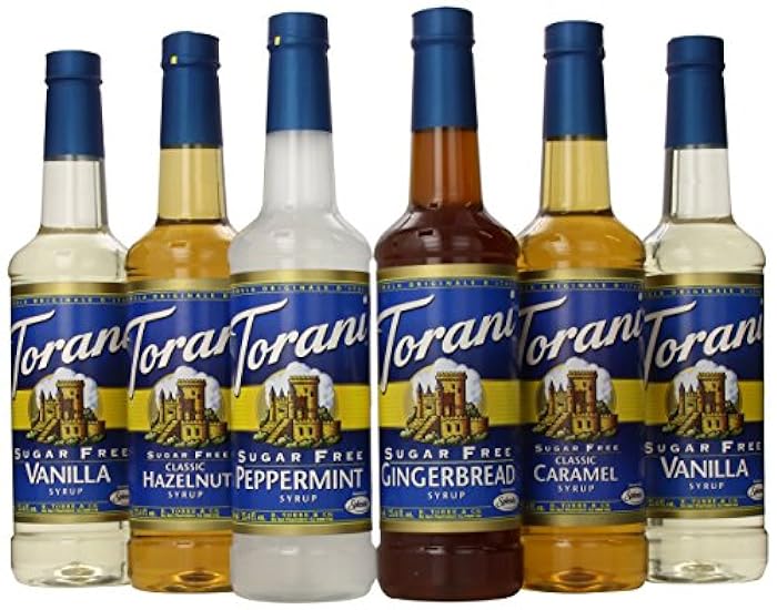 Torani Sugar Free Syrup, Holiday Variety Pack, 25.4 Fl 