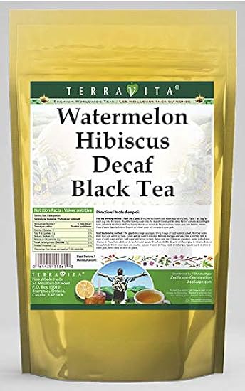 Wassermelon Hibiscus Decaf Schwarz Tee (50 Teebeutel, Z