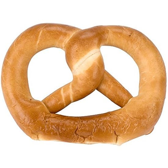 PretzelHaus Bakery Authentic Bavarian Plain Soft Pretzel | Individually Wrapped Pretzels | Pairs Perfectly with FUNacho Cheese, Pack of 25 193460773
