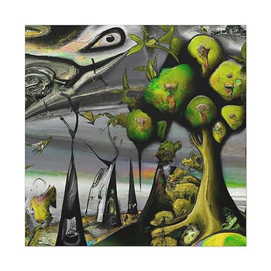 Dreaming in the Forest - Canvas 36″ x 36″ / Premium Gal