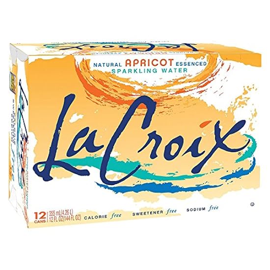 Lacroix Sparkling Wasser - Apricot - Case of 2 - 12 Fl 