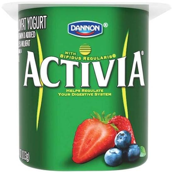 Activia Mixed Berry Probiotic Yogurt, 4 Ounce 573246852