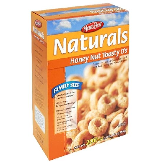 Mom´s Best Honey Nut Toasty O´s, 20-Ounce Beu