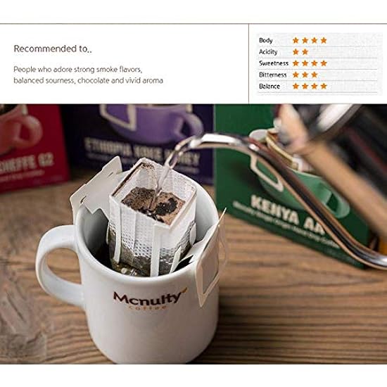 Mcnulty Hand Drip Roasted Bean 8g 7 Bags Kaffee Mix Sticks (Brazil Santa Rosa) 914486623