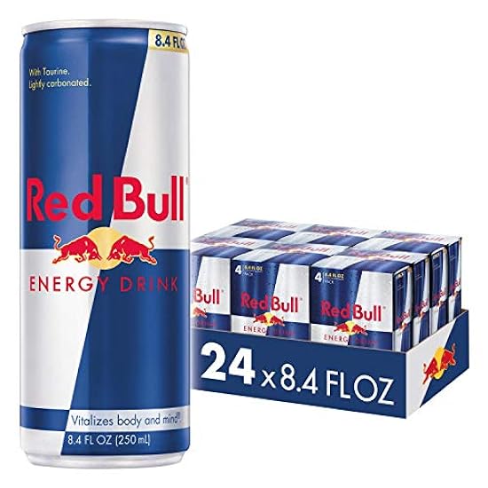 Red Bull Energy Drink, 8.4 Fl Oz, 24 Cans, 4 Count (Pac