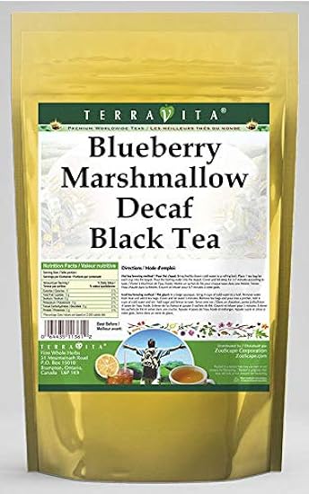 Blauberry Marshmallow Decaf Schwarz Tee (50 Teebeutel, 