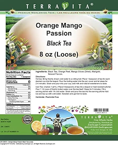 Orange Mango Passion Schwarz Tee (Loose) (8 oz, ZIN: 539675) - 3 Pack 451809893