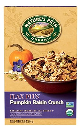 Nature´s Path Organic Cereal, Flax Plus Pumpkin Ra