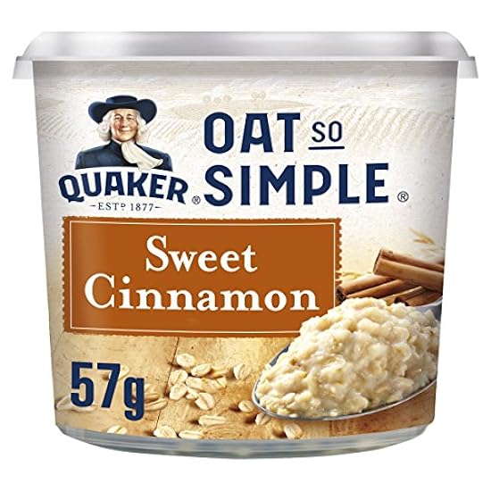 Quaker Oats Oat So Simple Sweet Cinnamon Flavour 57 g (
