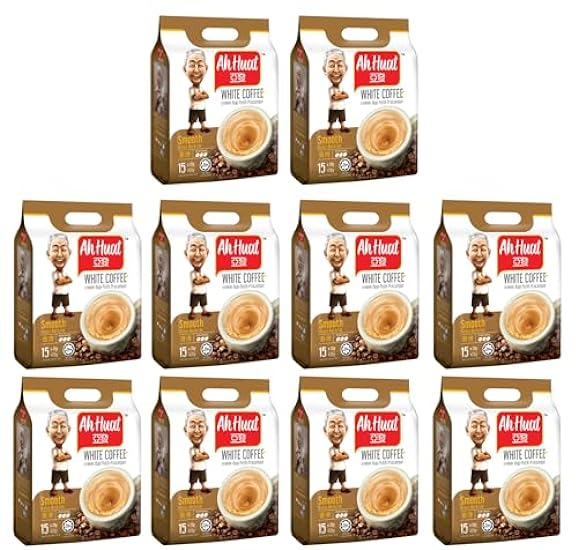 Grünpeacelove Ah Huat Smooth Weiß Kaffee 15 Sachets (10 Pack) 949872713