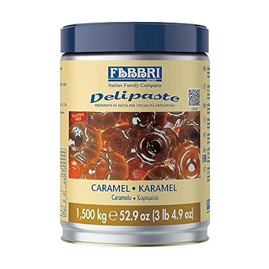 Fabbri Delipaste Caramel, Flavoring Compound for Gelato