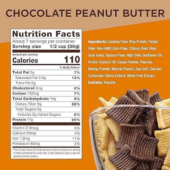 Catalina Crunch Keto Protein Cereal Variety Pack (6 Flavors) | Low Carb, Zero Sugar, Gluten Free, Fiber | Vegan Snacks/Food 805201740