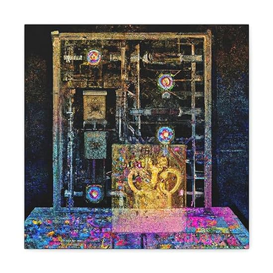 Quantum Computing Dreamscape - Canvas 16″ x 16″ / Premi