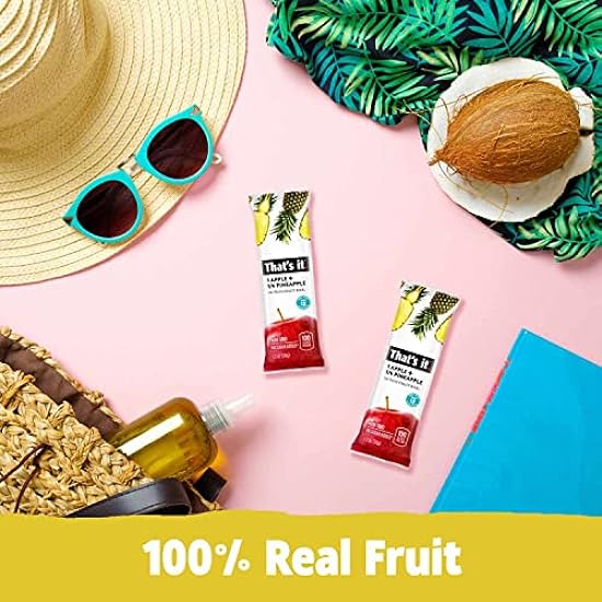 That´s it. (36 Count) Variety Pack | Apricot, Pear, and Pineapple Flavors | 100% Natural Real Fruit Bars Plant-based, Vegan, Gluten-free, No Added Sugar, Top 12 Allergen Free 132400455