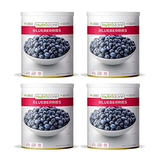 Nutristore Freeze Dried Blauberries 4 Pack | #10 Can Fr