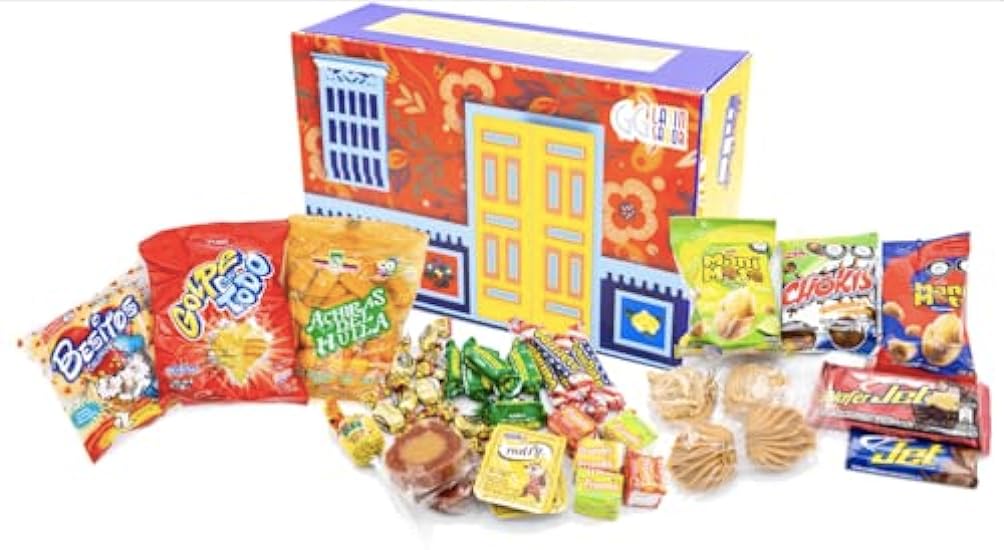 Colombian Candy Food Sweet Snack Box Variety Pack Snack