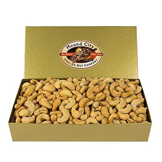 Giant Colossal Cashews in 3 Lb Foil Wrapped Gift Box 16