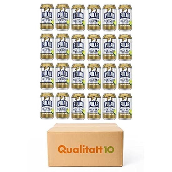 Polar Premium Seltzer Sparkling Wasser Ginger Lime Mule 12 fl oz 24 Pack by Qualitatt 787714764