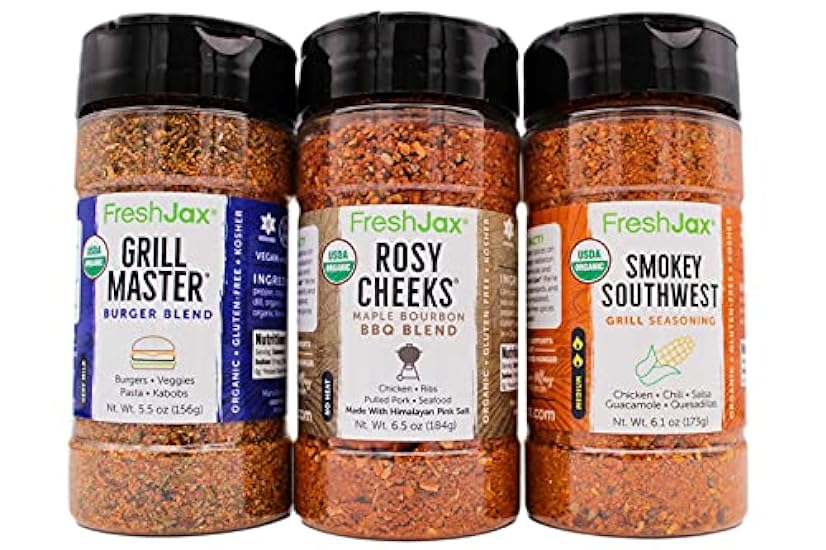FreshJax Grilling Spice Gift Set for Beef - Grill Maste