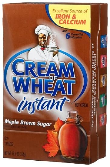Cream of Wheat Instant Hot Cereal, Maple Brown Sugar, 1