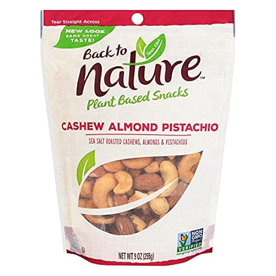 Back To Nature Cashew Almond Pistachio Mix - Case of 9 - 9 oz. 35845523
