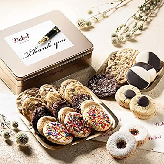 Dulcet Gift Baskets Delightful Thank You Cookie Gift Bo