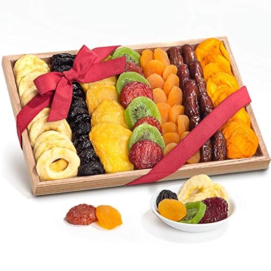 Simply Dried Fruit Gift Tray Basket Arrangement Nut Free for Holiday Birthday Healthy Snack Business Gourmet Food Platter 25 oz 998111059