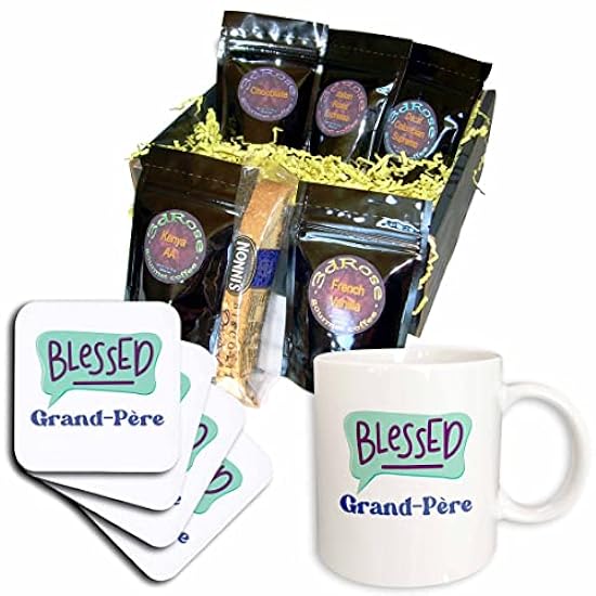 3dRose Blessed Grand Pere Grand Parent Merchandise - Kaffee Gift Baskets (cgb-369824-1) 250805124
