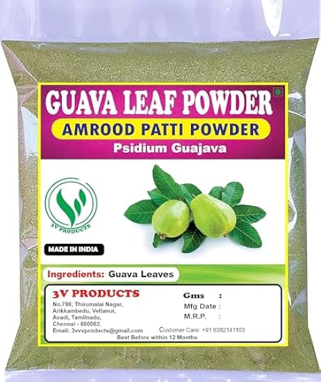 SMED Amrood Patti | Psidium Guajava Powder for Tea, Jui