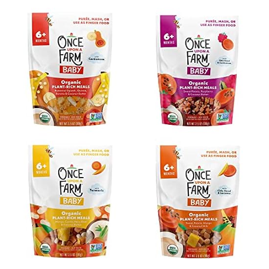 Once Upon a Farm | Frozen Organic Baby Food Trial Pack 