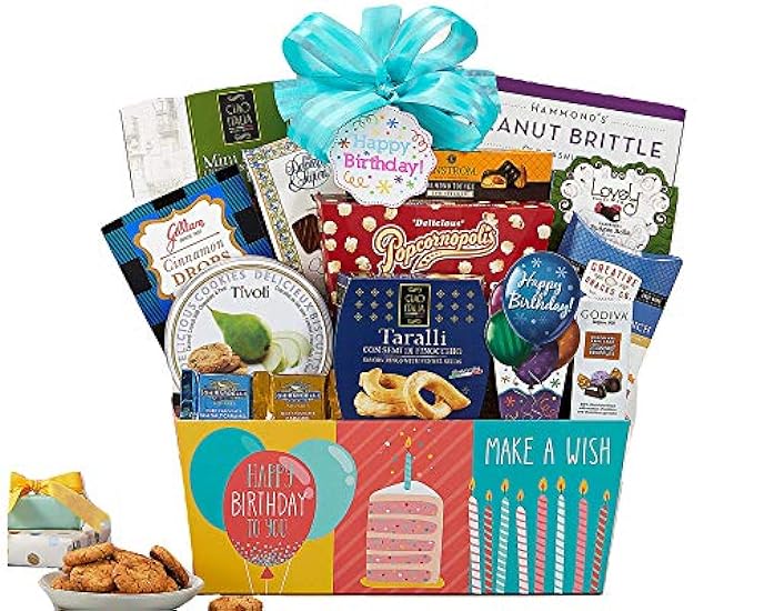 Happy Birthday Gift Basket by Wine Country Gift Baskets