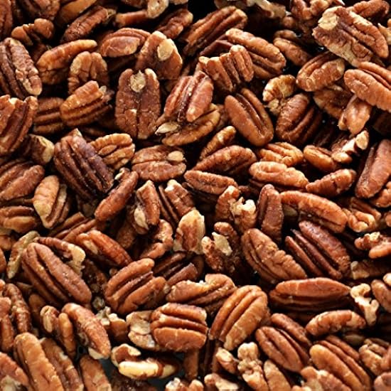 Sprouted Texas Native Pecan Halves, Family Recipe Crispy, Soaked and Dried with Sea Salt, bulk 5 Pound 908157095