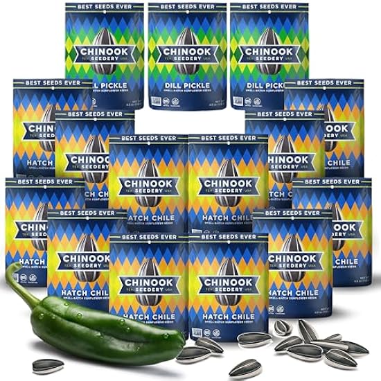 Chinook Seedery Hatch Chile 4oz (12 Pack) & Dill Pickle